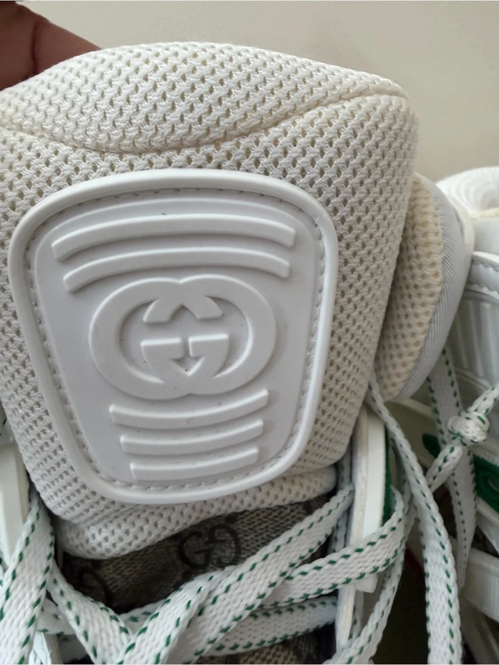 Authentic Gucci White High-Top Sneakers 100% Gucci